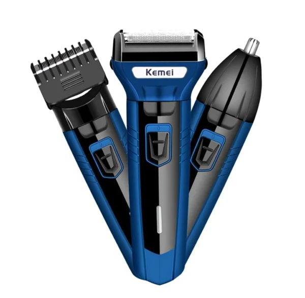 KM-6330 3 In 1 Hair Trimmer Grooming Kit.