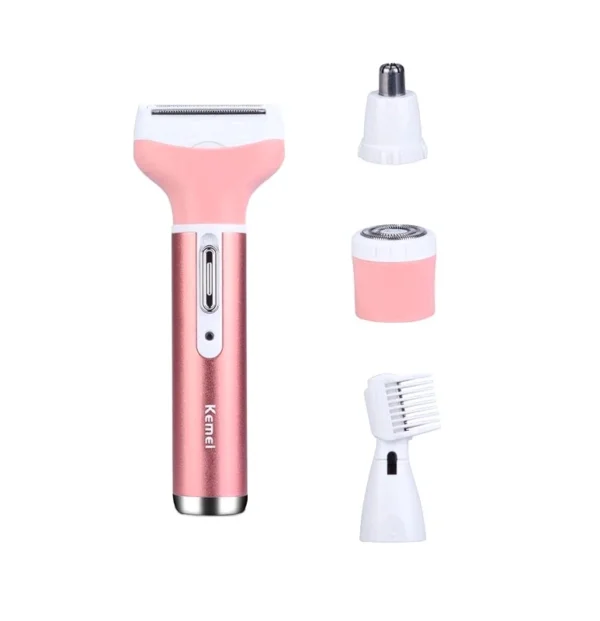 Kemei KM-6637 Multi Functional 4 In 1 Shaver For Women. - Image 5